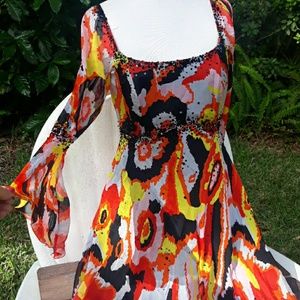 Marcelane Designer Epic Dress Small